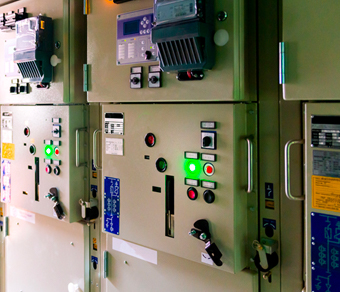 Planta eléctrica de ENEL X en funcionamiento